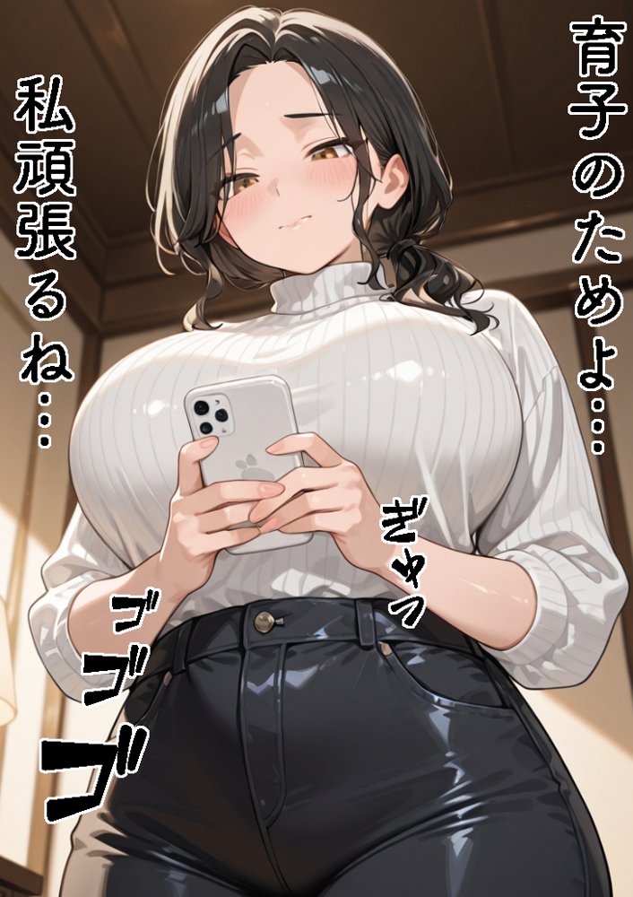お金に困る隣の娘持ち未亡人（32）の相談から始まるイチャラブ関係の話 エロ同人誌画像 004