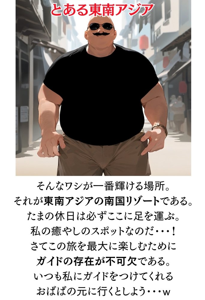 南国で出会った褐色娘と校長が金玉空っぽになるまでエッチするお話 エロ同人誌画像 005