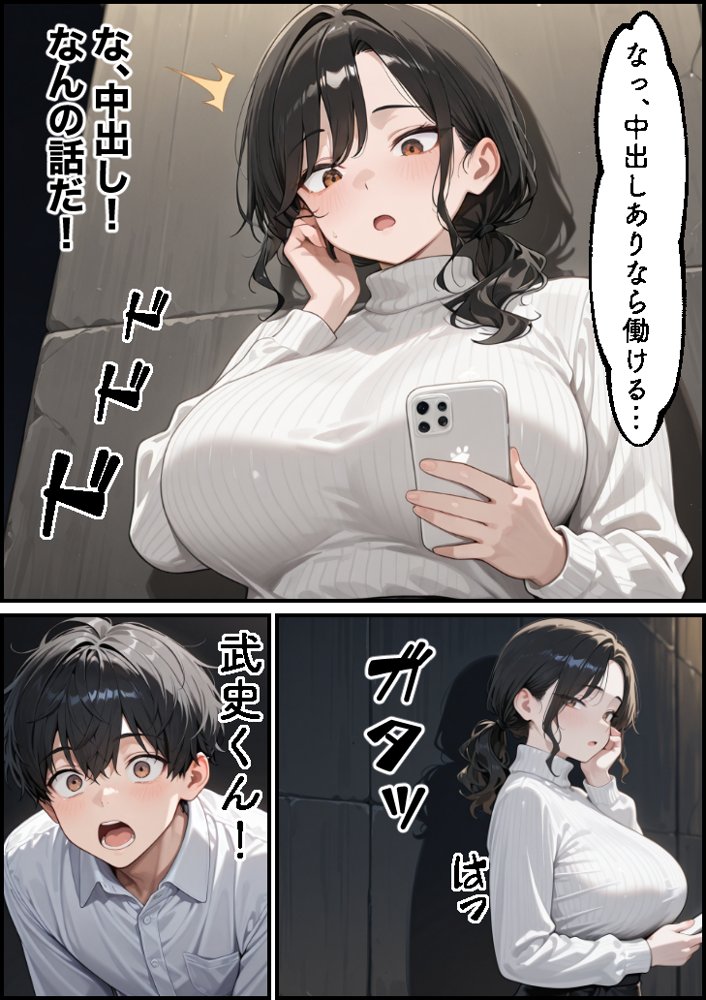 お金に困る隣の娘持ち未亡人（32）の相談から始まるイチャラブ関係の話 エロ同人誌画像 007