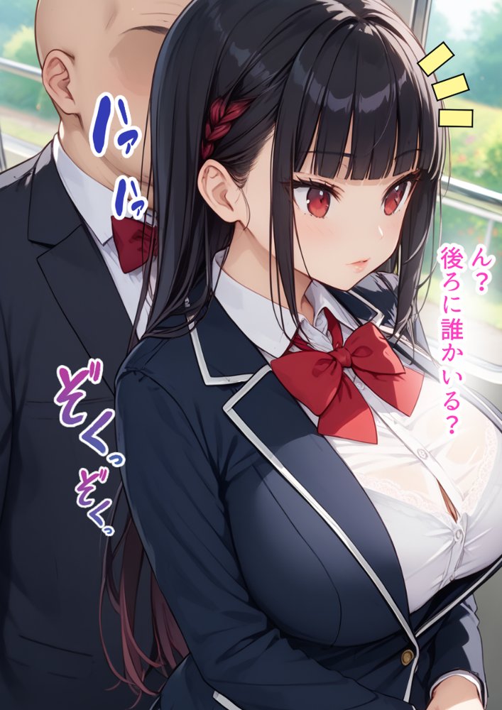 種付けおじさんに痴●された件 爆乳JK編 エロ同人誌画像 008