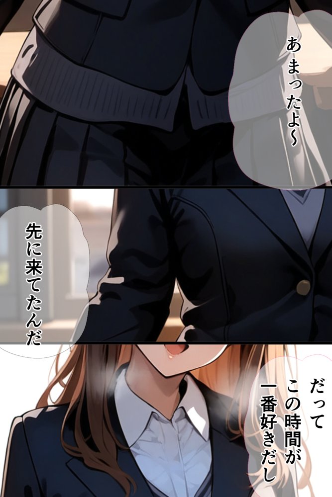 スクールカースト上位J Kと非モテの僕は実はセフレ！でも当然NTRの心配が！？ 「校内恋愛ハマる関係」 エロ同人誌画像 004