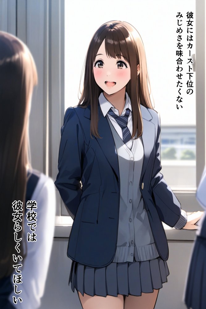 スクールカースト上位J Kと非モテの僕は実はセフレ！でも当然NTRの心配が！？ 「校内恋愛ハマる関係」 エロ同人誌画像 013