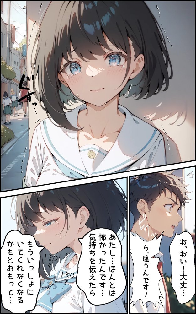 健気で元気っ子な後輩と甘々初えっち エロ同人誌画像 016
