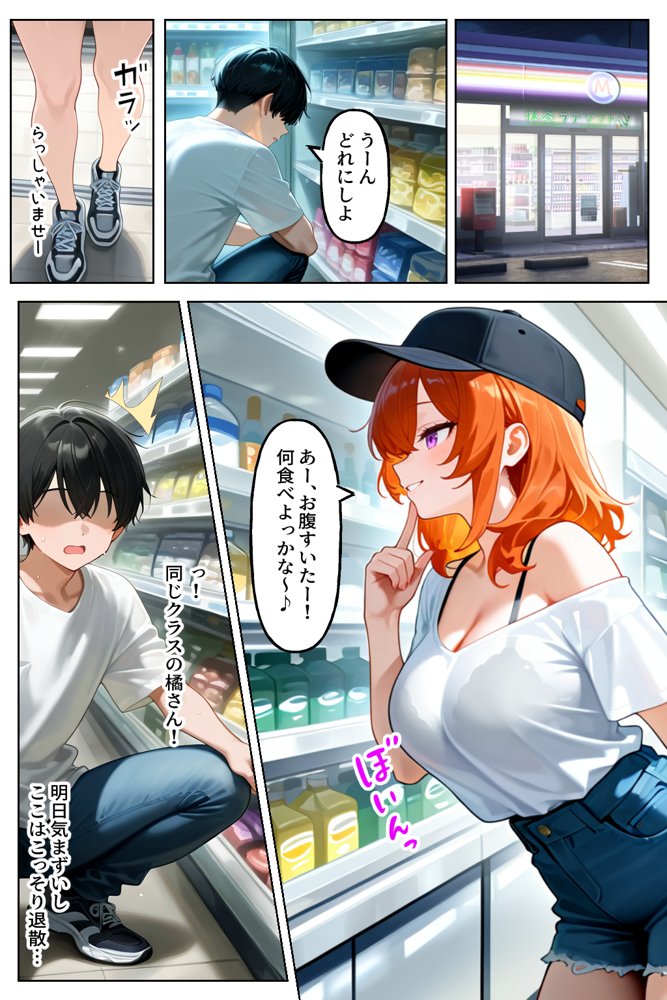 クラスの人気ギャルが家出してうちに転がり込んできたけど…まさかの処女でした エロ同人誌画像 001
