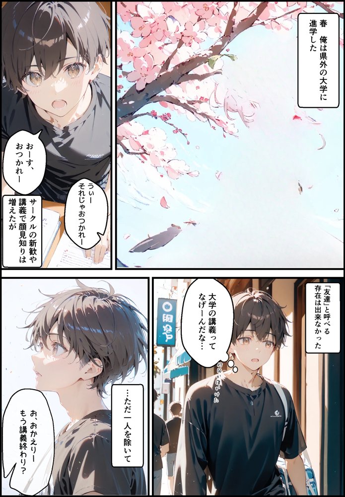 隣に住んでる大学の同期と甘々初えっち エロ同人誌画像 001