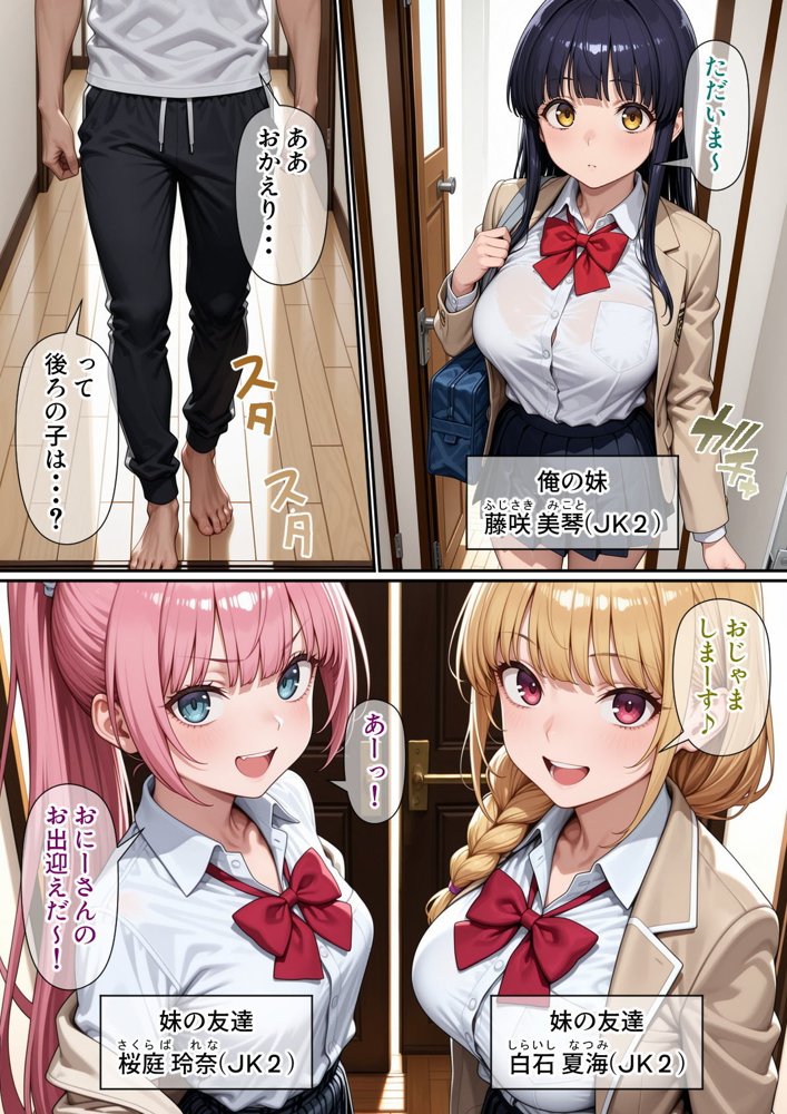 進学校の女子の性欲解消を手伝うことになったのだが エロ同人誌画像 001