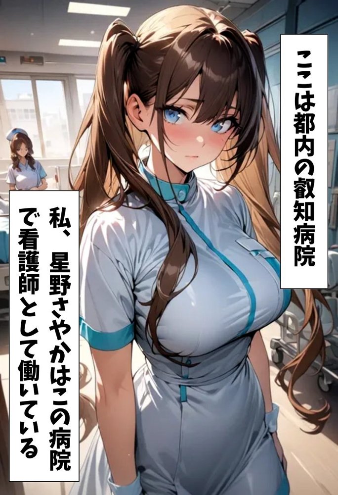 爆乳ナースの濃厚射精管理 エロ同人誌画像 002