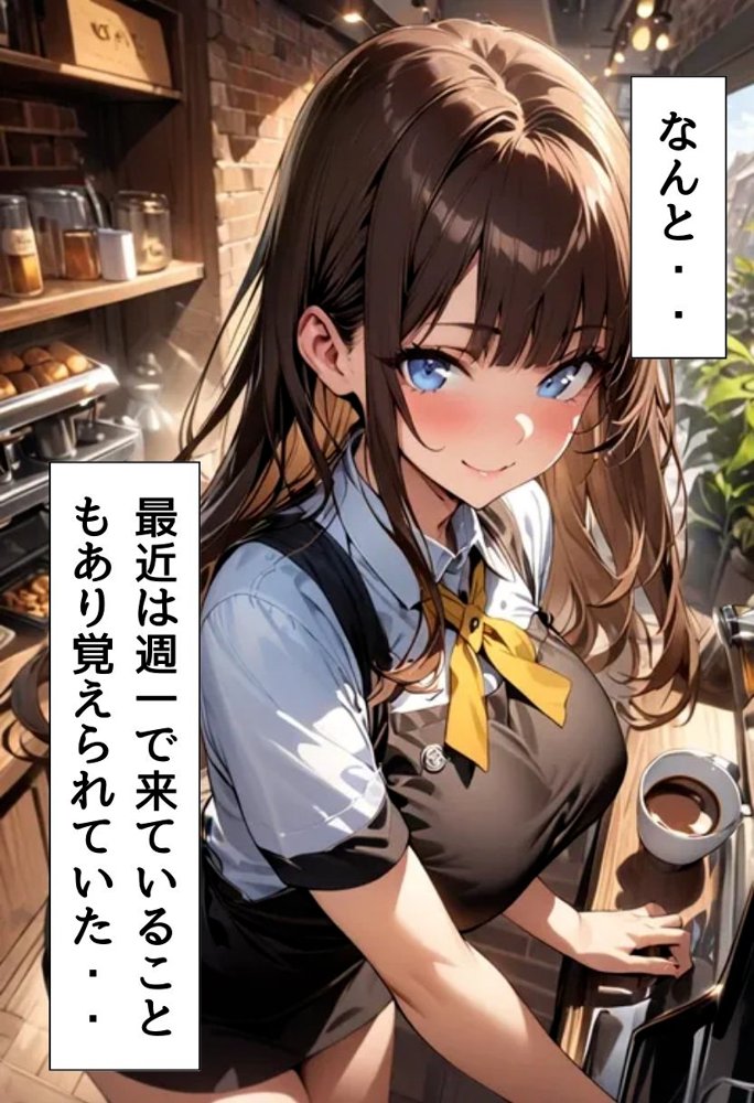爆乳カフェ店員の淫乱裏メニュー エロ同人誌画像 005