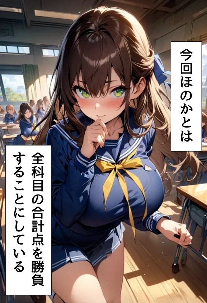 爆乳同級生と従順濃厚えっち エロ同人誌画像 009