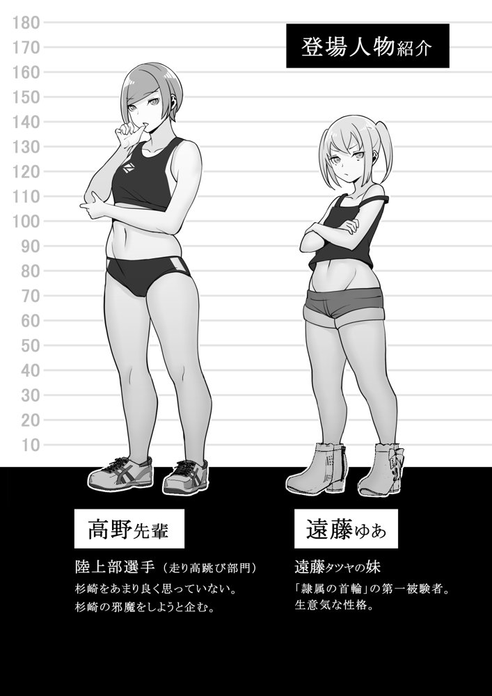 隷属の首輪 憧れの陸上部先輩を捕らえて自分の好みに洗脳調教 エロ同人誌画像 004