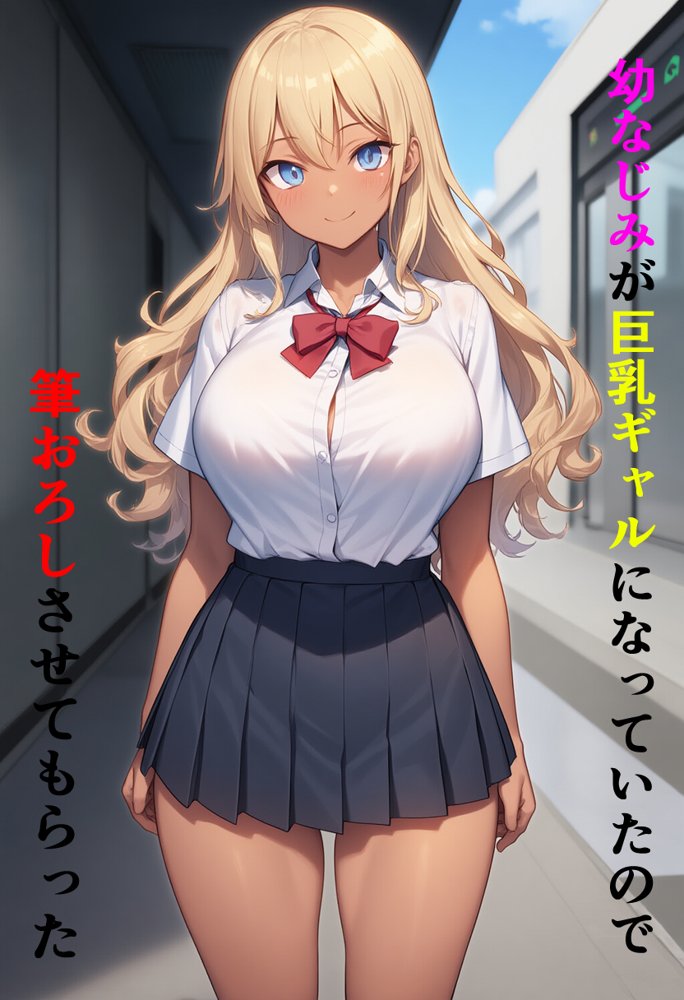 幼なじみが巨乳ギャルになっていたので筆おろしさせてもらった エロ同人誌画像 001
