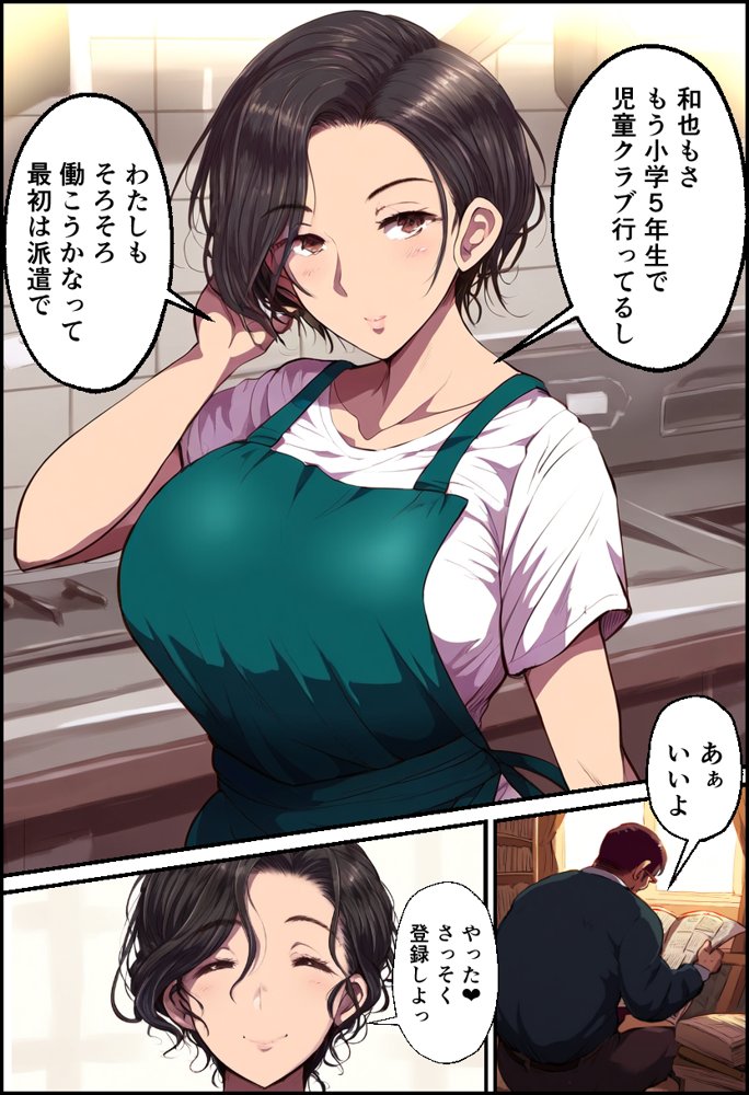 派遣の巨乳熟女妻を俺の性処理係に任命！ エロ同人誌画像 002