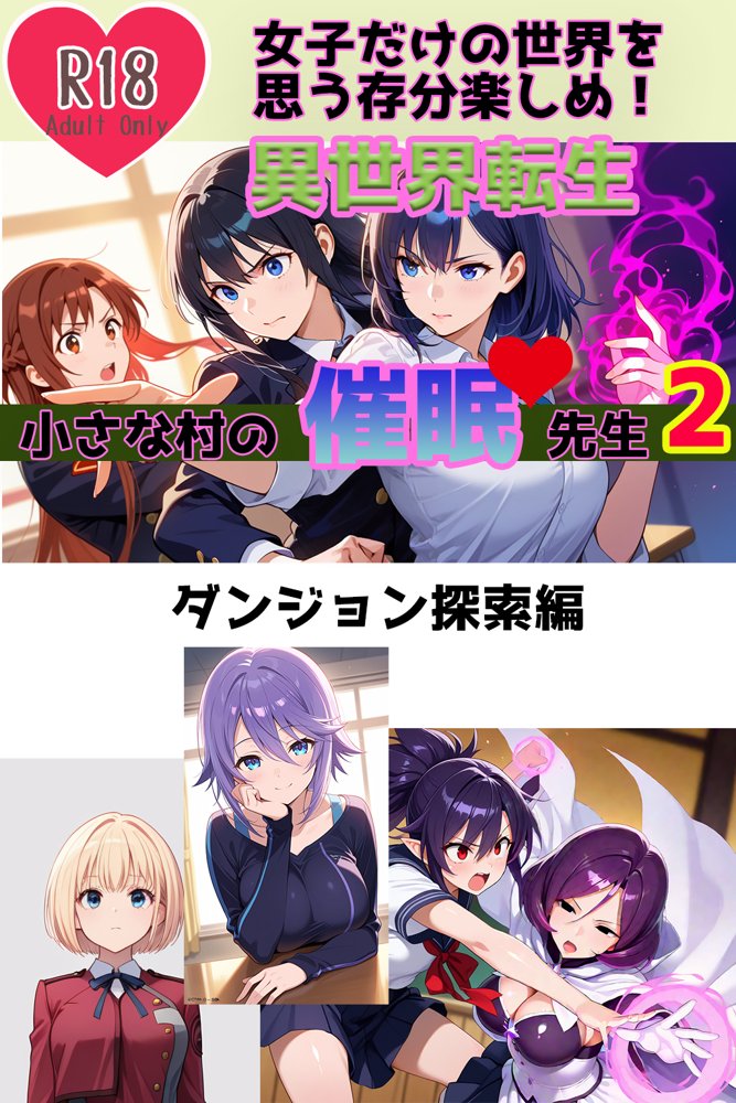 異世界転生 小さな村の催●先生2 エロ同人誌画像 001