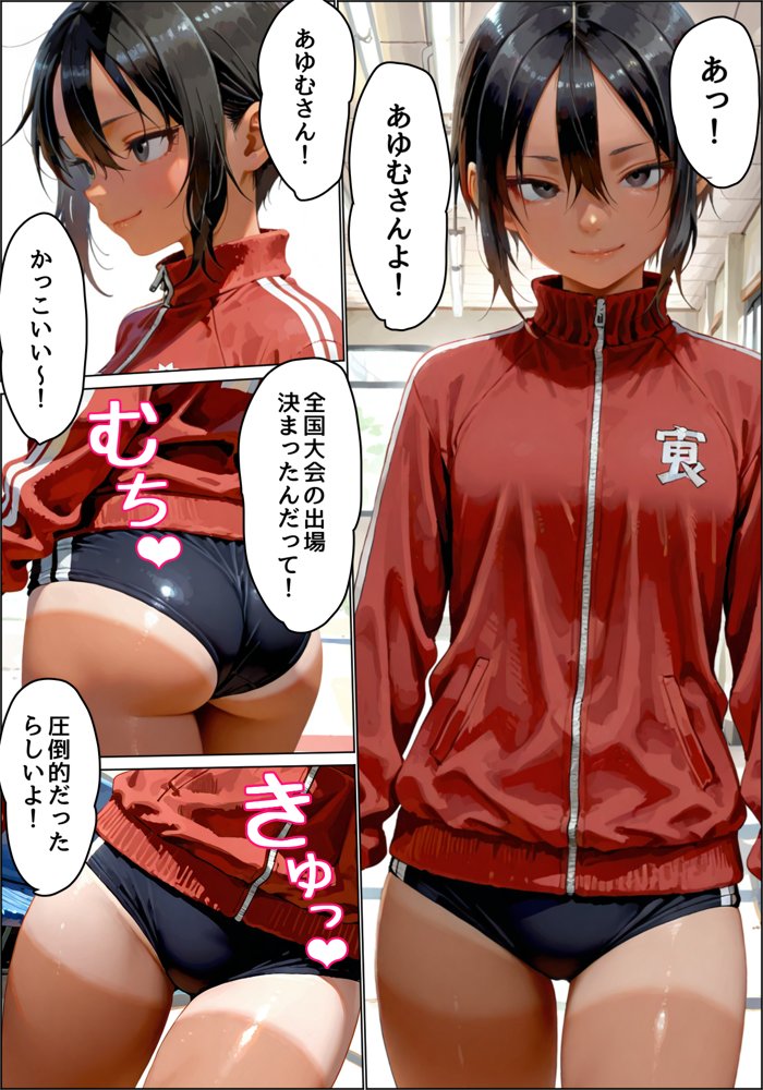【脅迫】陸上女子が裏垢バレして家庭を崩壊させるまで エロ同人誌画像 001