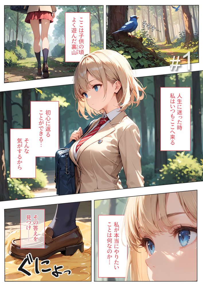 子○のシたことだから -○キの仕掛けたとりもちにJKが引っかかる- エロ同人誌画像 002