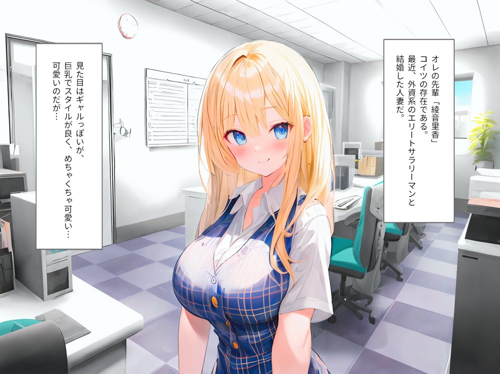 生意気な人妻ギャルOLの弱みを握って寝取ってみた エロ同人誌画像 005