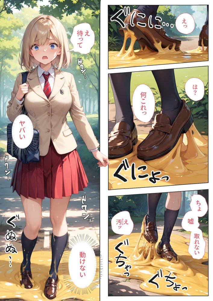 子○のシたことだから -○キの仕掛けたとりもちにJKが引っかかる- エロ同人誌画像 003