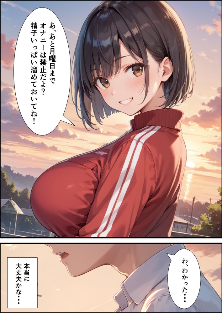 【性春イチャラブDAYS】爆乳マネージャーと朝の保健室でえっちしてたらヤバいことになった話【体験版20P】 エロ同人誌画像 003
