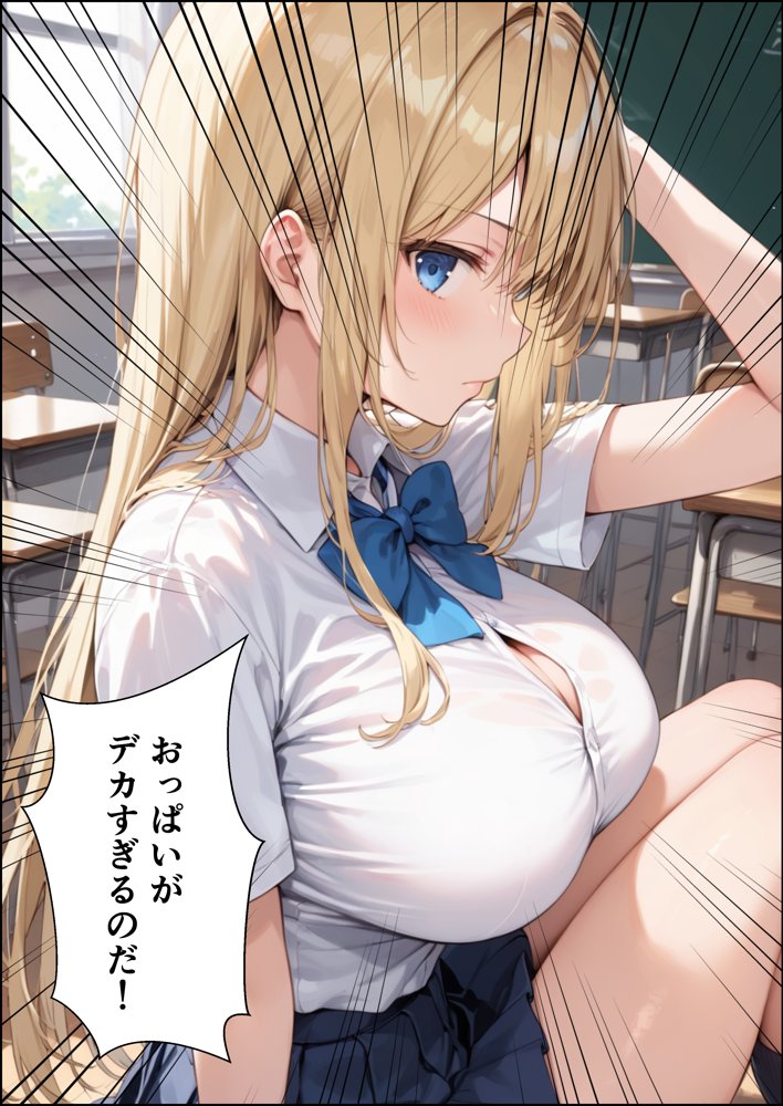陰キャの俺が隣の席のギャルJKの爆乳を眺めてたら襲われた話【体験版20P】 エロ同人誌画像 003