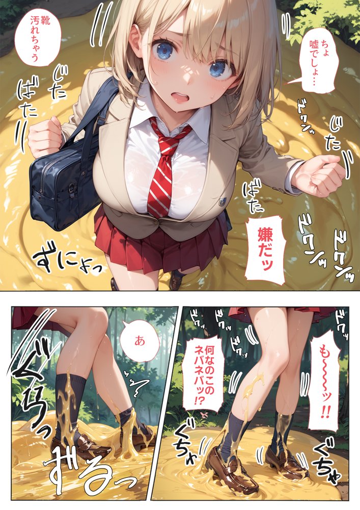 子○のシたことだから -○キの仕掛けたとりもちにJKが引っかかる- エロ同人誌画像 004