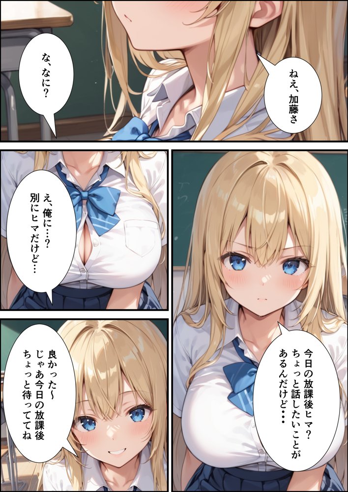 陰キャの俺が隣の席のギャルJKの爆乳を眺めてたら襲われた話【体験版20P】 エロ同人誌画像 005