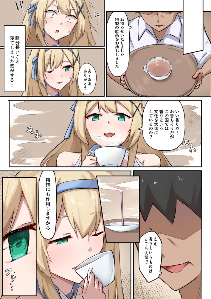 プリンセス・パラノイア ―悪徳店主に催●薬を飲まされて逆バニーでご奉仕する姫騎士物語― エロ同人誌画像 006