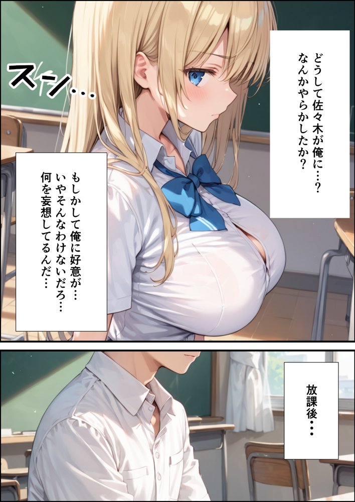 陰キャの俺が隣の席のギャルJKの爆乳を眺めてたら襲われた話【体験版20P】 エロ同人誌画像 006