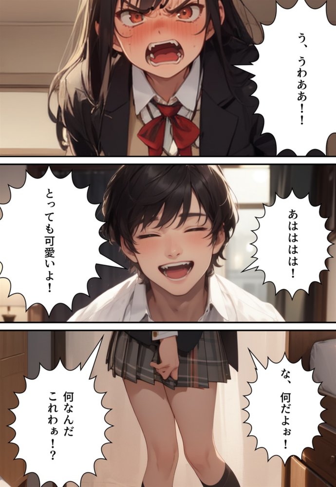 悪人女体化成敗  お前らはみんなオレのメス奴● エロ同人誌画像 021