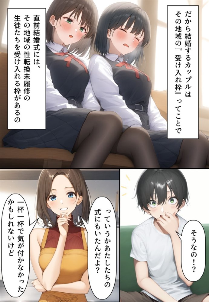夫婦逆転種族  〜「異性コミュニケーション」その後〜 エロ同人誌画像 004
