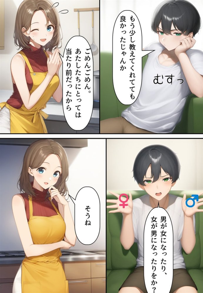 夫婦逆転種族  〜「異性コミュニケーション」その後〜 エロ同人誌画像 033