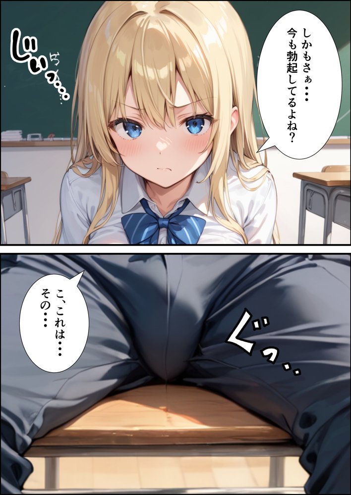 陰キャの俺が隣の席のギャルJKの爆乳を眺めてたら襲われた話【体験版20P】 エロ同人誌画像 011