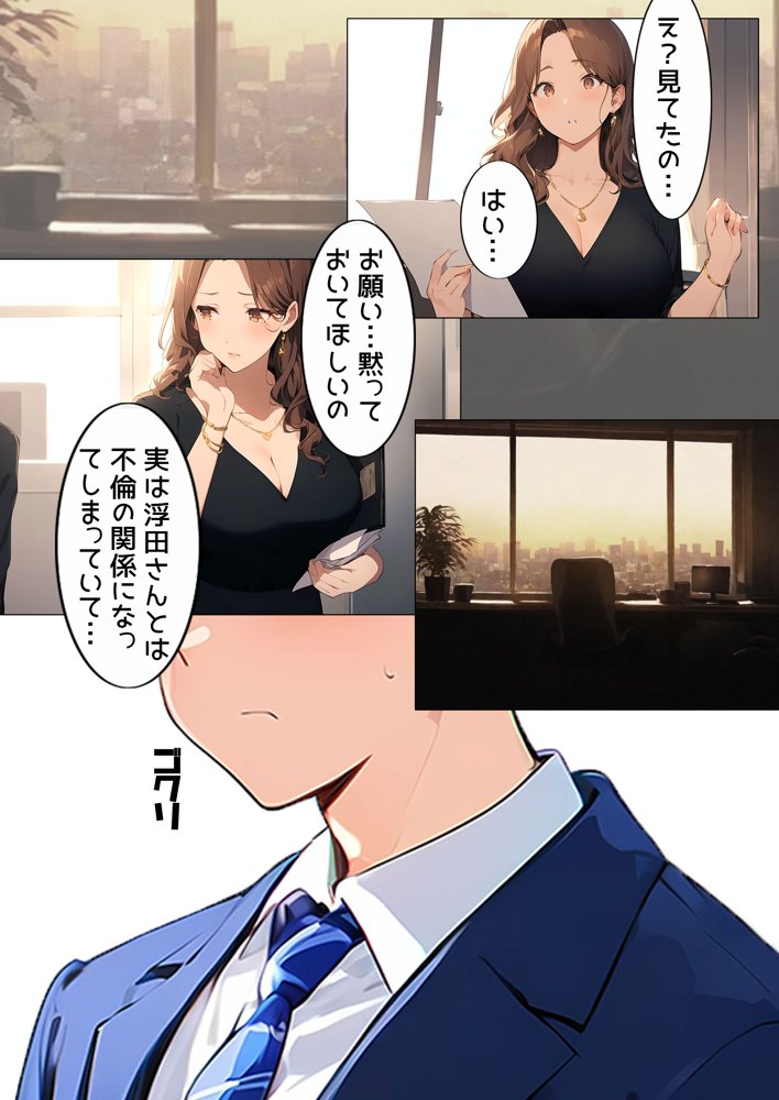 【漫画】僕と上司の一か月間 如月恵夢子 エロ同人誌画像 012
