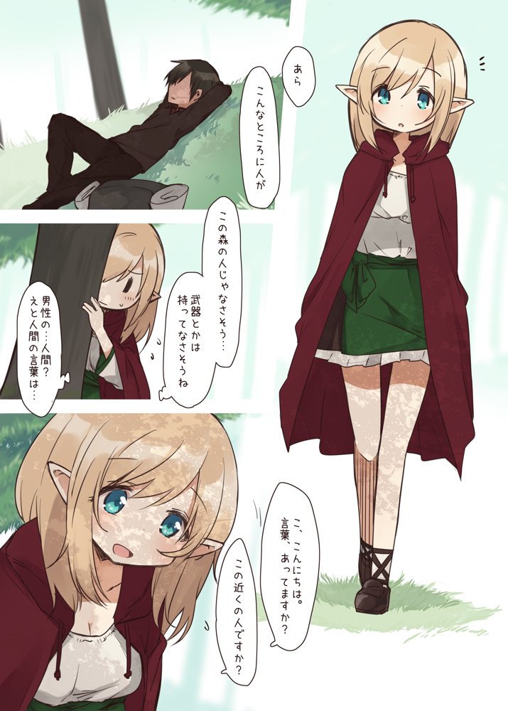 エルフの住む森。シリーズ 総集編 エロ同人誌画像 004