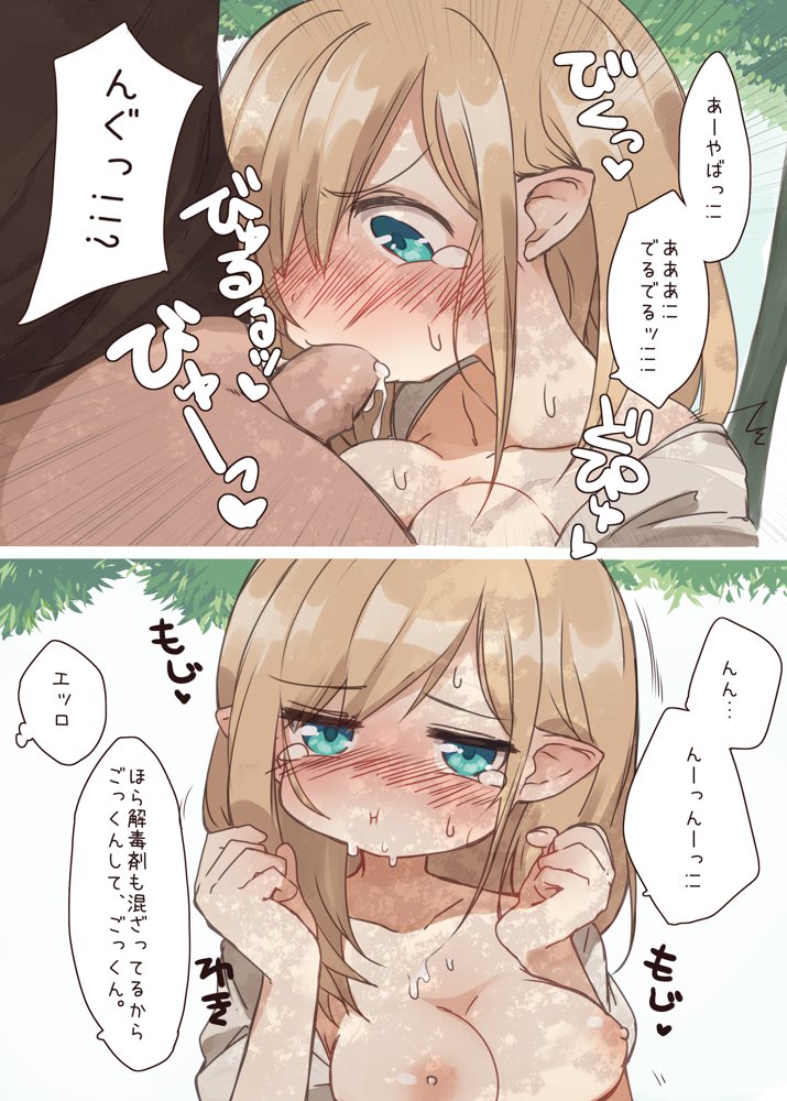 エルフの住む森。シリーズ 総集編 エロ同人誌画像 017