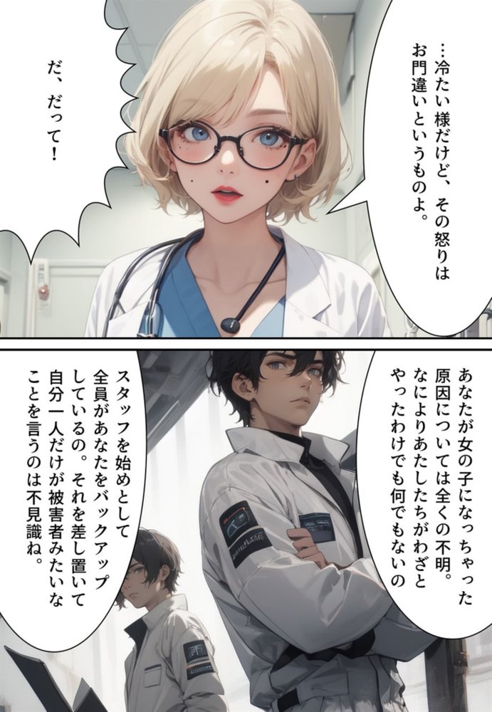 恐怖の女体化マンション！ 隣人お姉さんと百合地獄 エロ同人誌画像 110