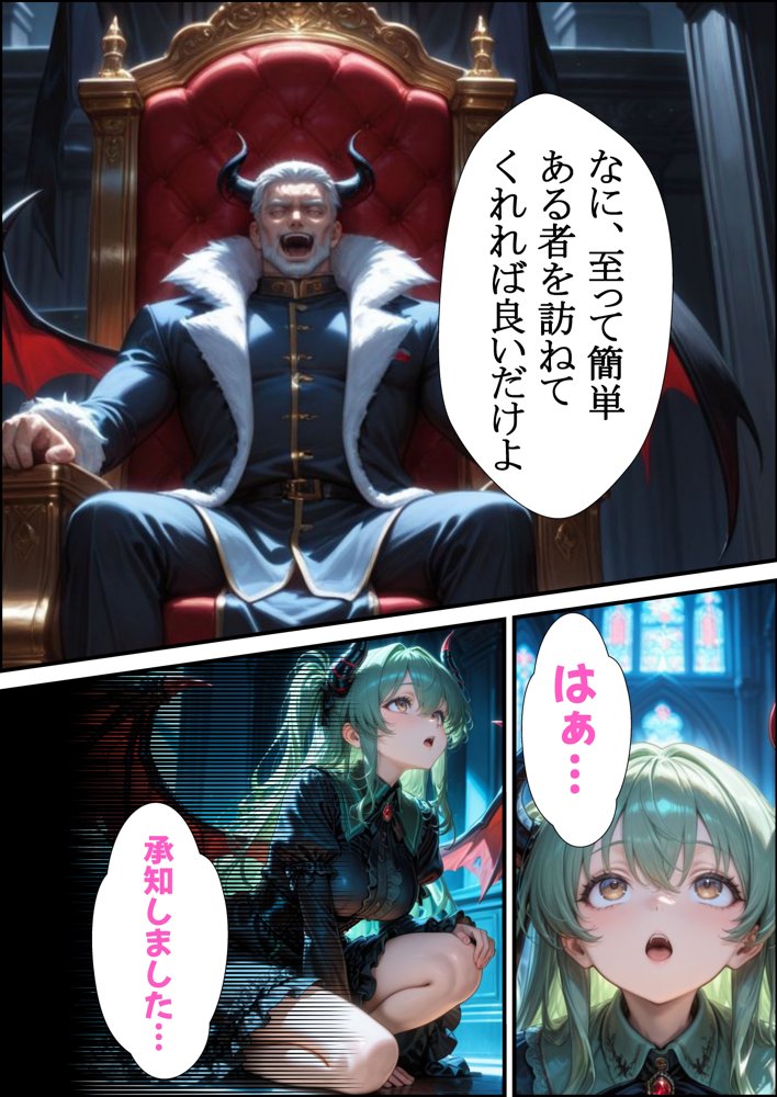 小生意気なサキュバスを騙し討ち種付け教育した件 エロ同人誌画像 010