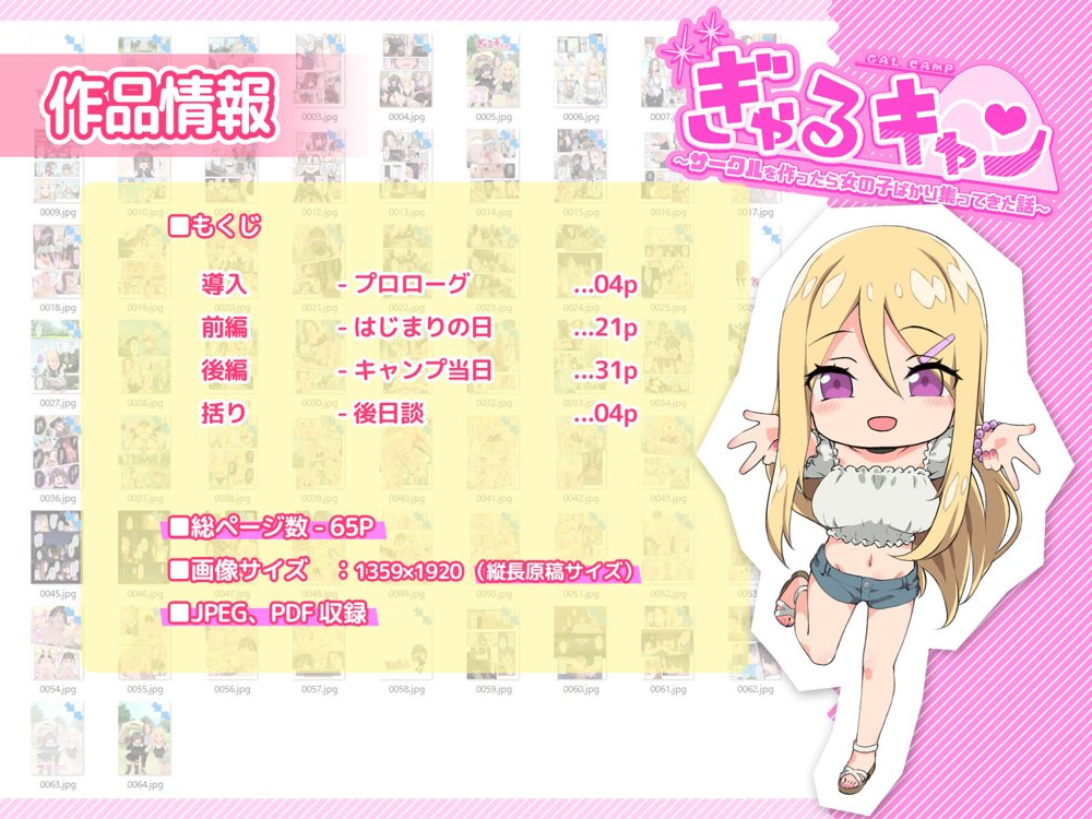 ぎゃるキャン〜サークルを作ったら女の子ばかり集まってきた話〜 エロ同人誌画像 011