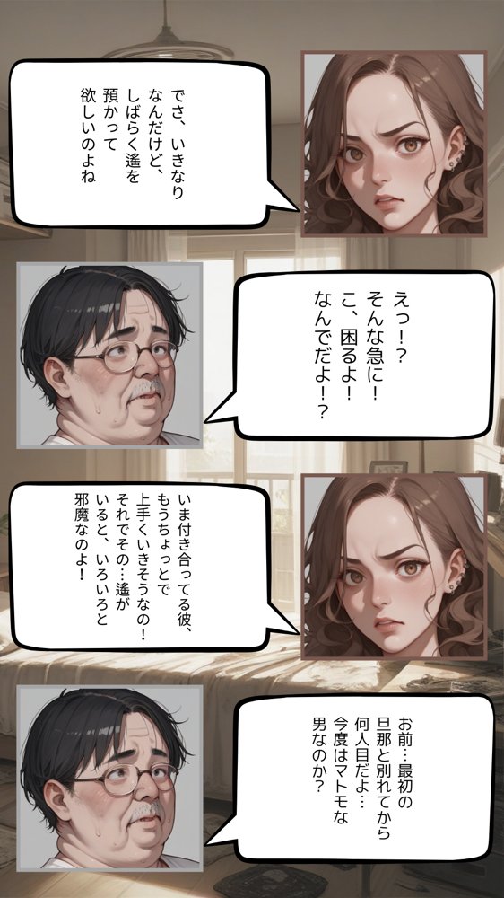 おじさんは ぶたないの？ エロ同人誌画像 004