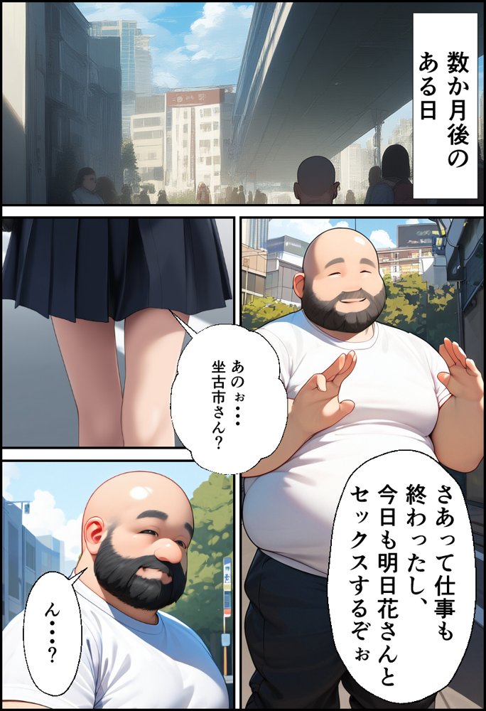 巨乳親子丼！おじさんのチ〇ポに支配された母と娘 エロ同人誌画像 033
