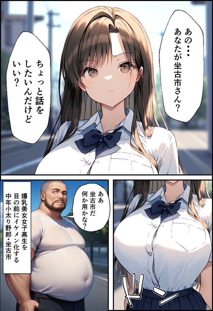 巨乳親子丼！おじさんのチ〇ポに支配された母と娘 エロ同人誌画像 035