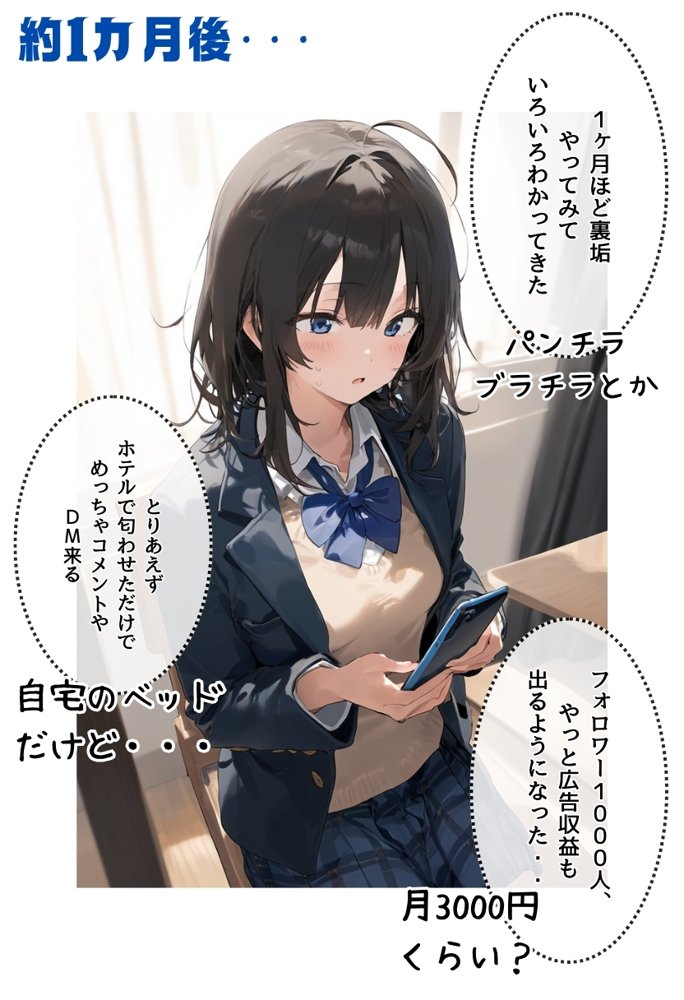 地味で華奢な裏垢女子がおじさんとハメ撮り生配信するまで エロ同人誌画像 005
