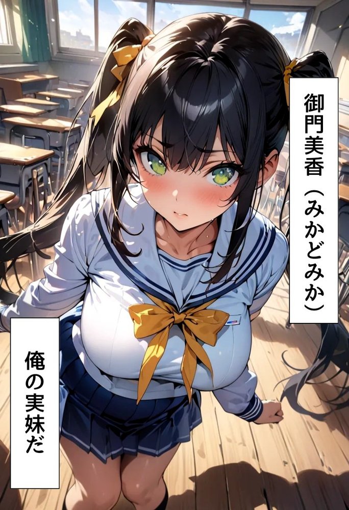 爆乳処女妹のマンコ使わせてもらった話 エロ同人誌画像 002