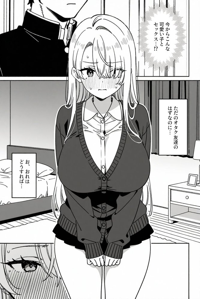 クラスの1軍ギャルに陰キャオタクの僕が精子を搾り取られた件 エロ同人誌画像 012