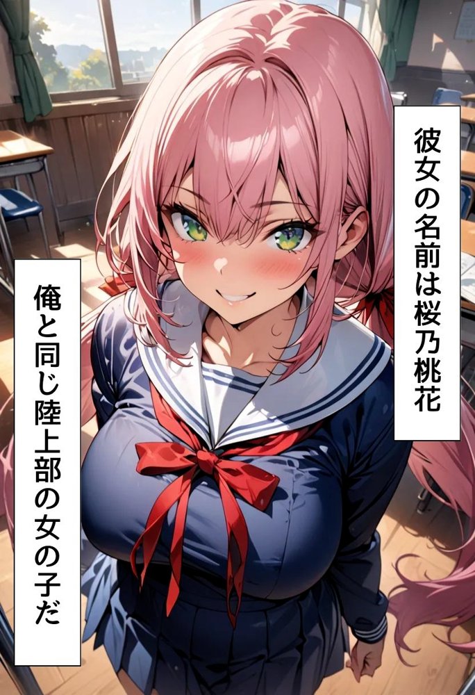 陸上部のJカップ女子と濃厚初セックス エロ同人誌画像 003