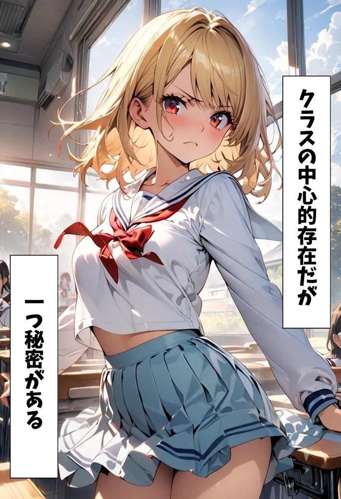 巨乳美少女が先生にマ●コ貸した話 エロ同人誌画像 003