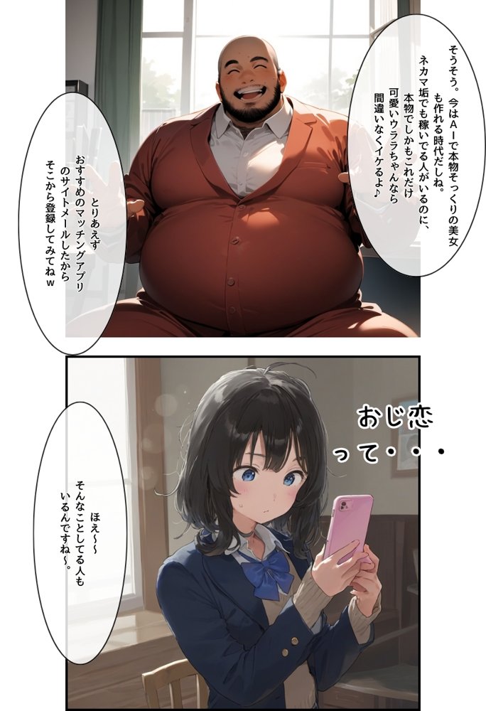 地味で華奢な裏垢女子がおじさんとハメ撮り生配信するまで エロ同人誌画像 015