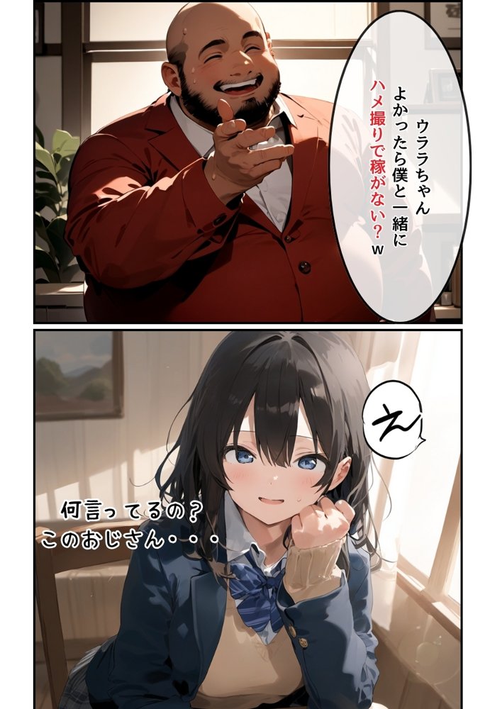地味で華奢な裏垢女子がおじさんとハメ撮り生配信するまで エロ同人誌画像 018