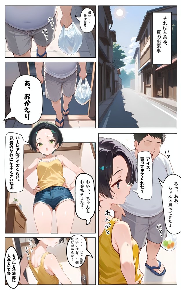 記憶喪失になった妹とガチハメセックスする話 エロ同人誌画像 003