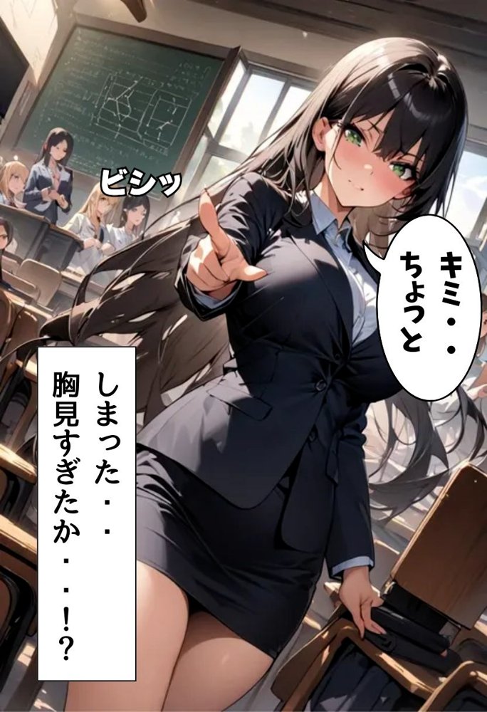 爆乳数学教師のえっちな授業 エロ同人誌画像 008