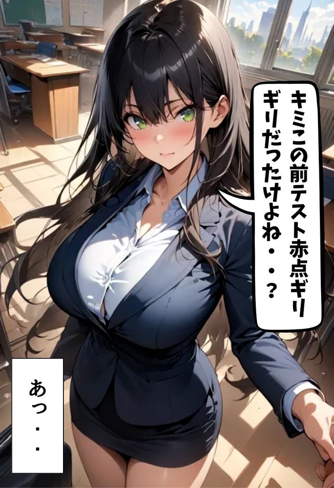 爆乳数学教師のえっちな授業 エロ同人誌画像 009